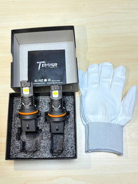 Termitor installed in headlight housing illustrating clean fit and instant upgrade benefit
