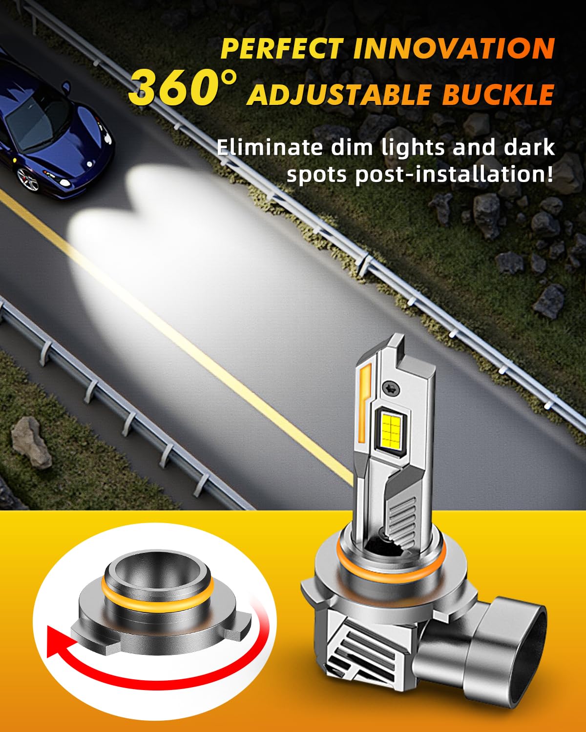 Termitor adjustable buckle detail for precise beam angle