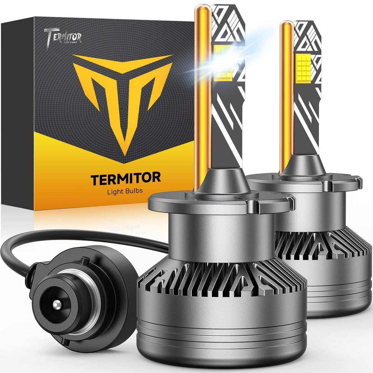 Termitor front packaging showing bulb pair and specification benefits
