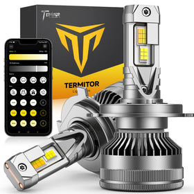 Termitor front packaging showing two smart H4 bulbs and benefits
