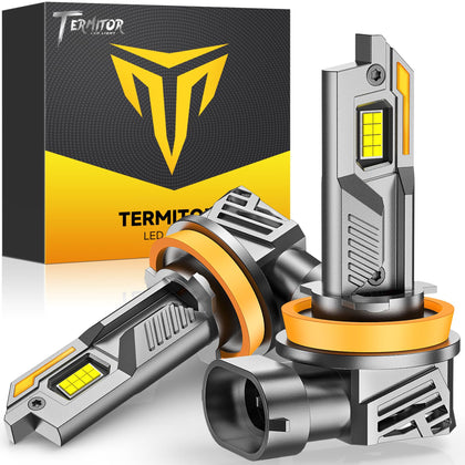 Termitor front view pack of two bulbs showing compact design and quick install benefit