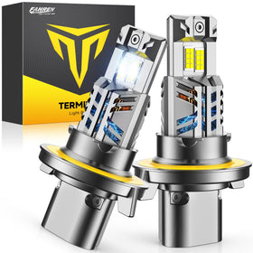 Termitor front view showing two bulbs and packaging, clear benefit of ready-to-install kit