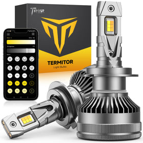 Termitor front packaging showing two H7 bulbs and benefits