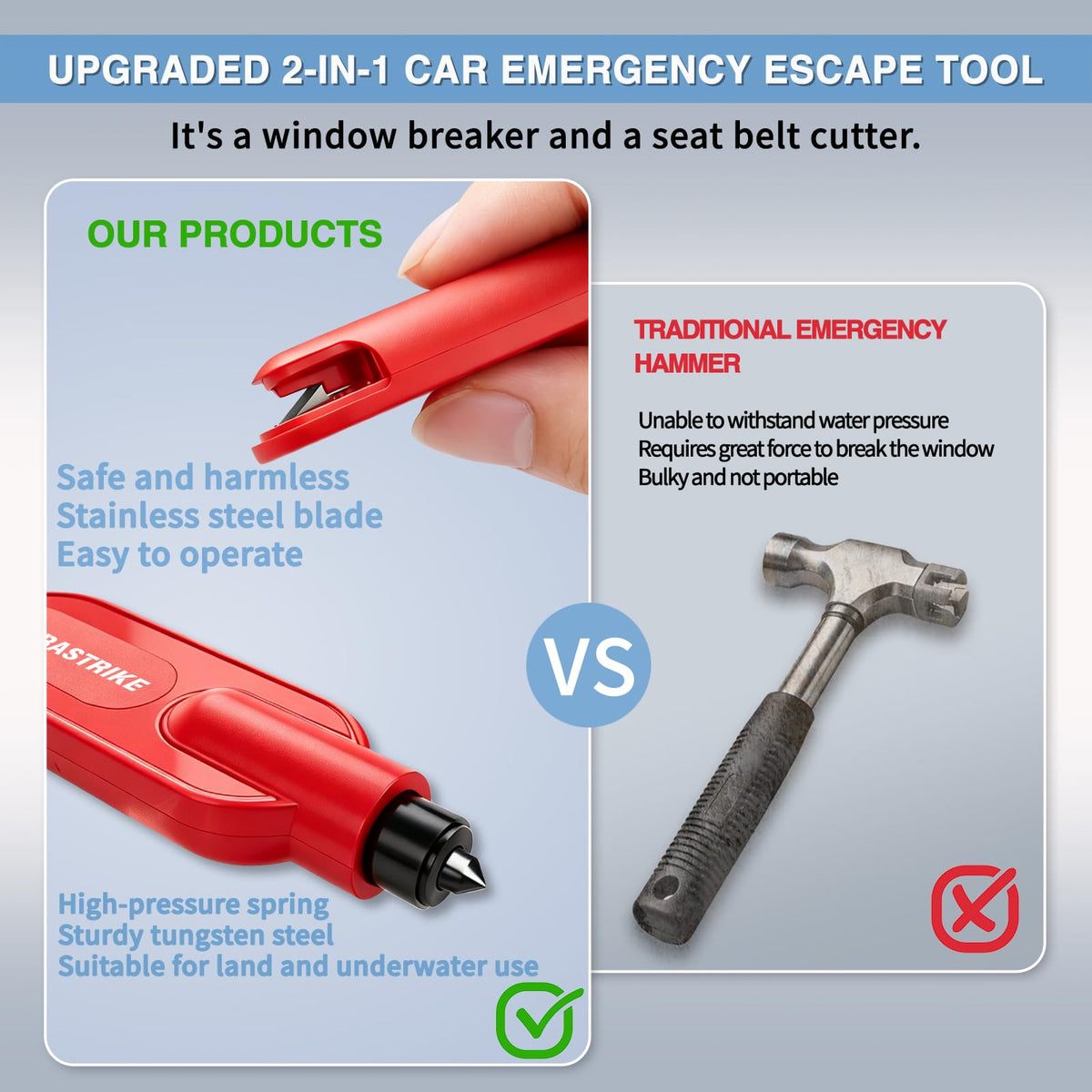 TERRASTRIKE CAR ESCAPE on car dashboard indicating family travel preparedness