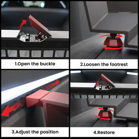 TESCYBERMODS clamp detail during install demonstrating tool-free secure attachment