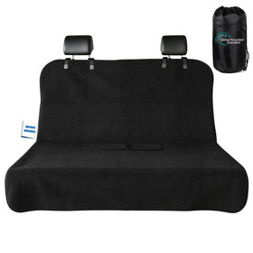 TESFEEL front view of seat cover showing full-coverage protection and neat fit