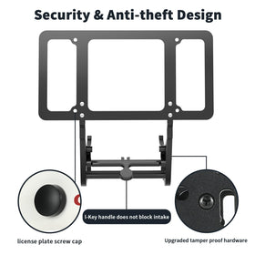 TesFram anti-theft screw with special tool for theft-resistant security