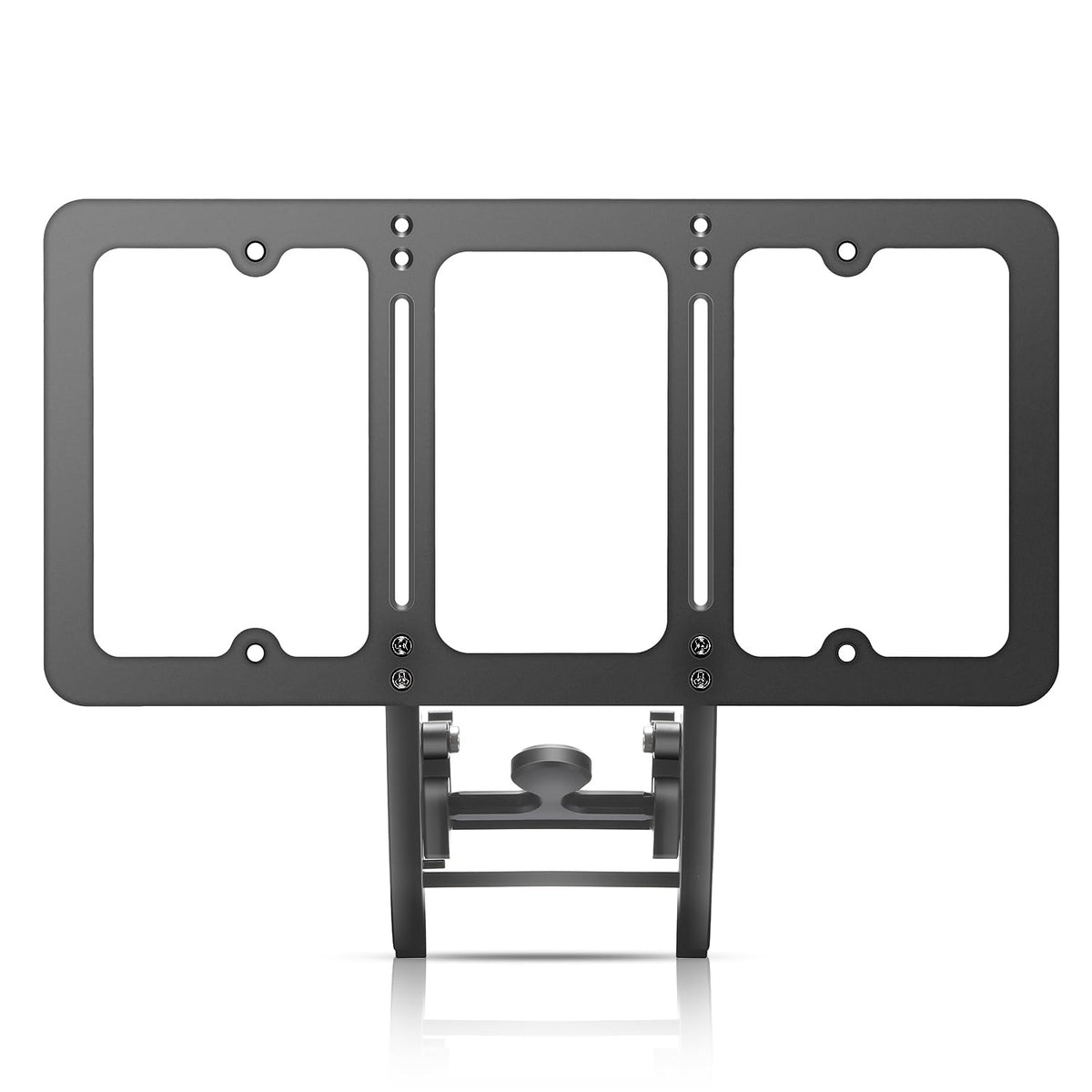 TesFram front view mounted on Model 3 showing slim profile benefit