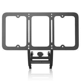 TesFram front view mounted on Model 3 showing clean styling and fit