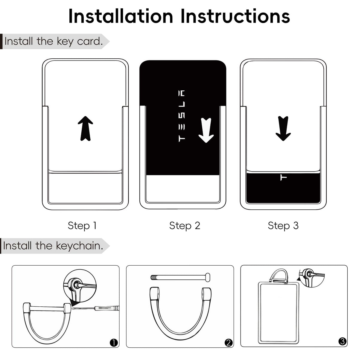 Tesheer with Tesla card inserted showing easy access and tapping function