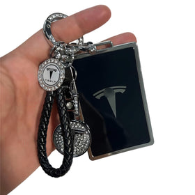Tesheer beside a credit card showing size comparison and compact portability