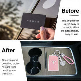 Tesheer side profile showing acrylic thickness and reliable card protection