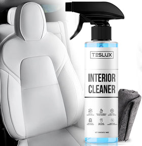 TesLux bottle front label showing 16oz cleaner and benefits