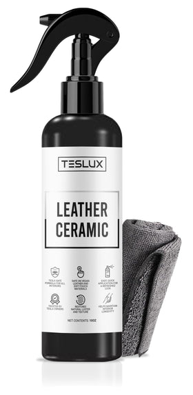 TesLux-treated Tesla interior lifestyle shot demonstrating long-term preservation