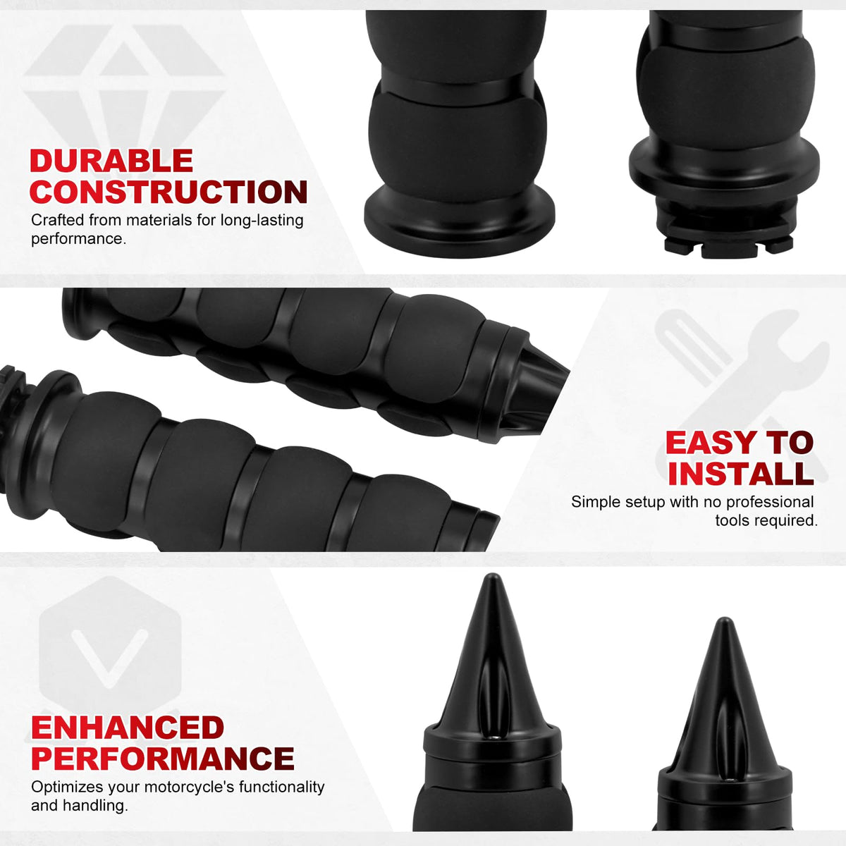 Tesoromotor aluminum ring detail for secure throttle control benefit
