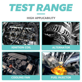 TesterOn antenna detail highlighting non-contact sensor for safe testing