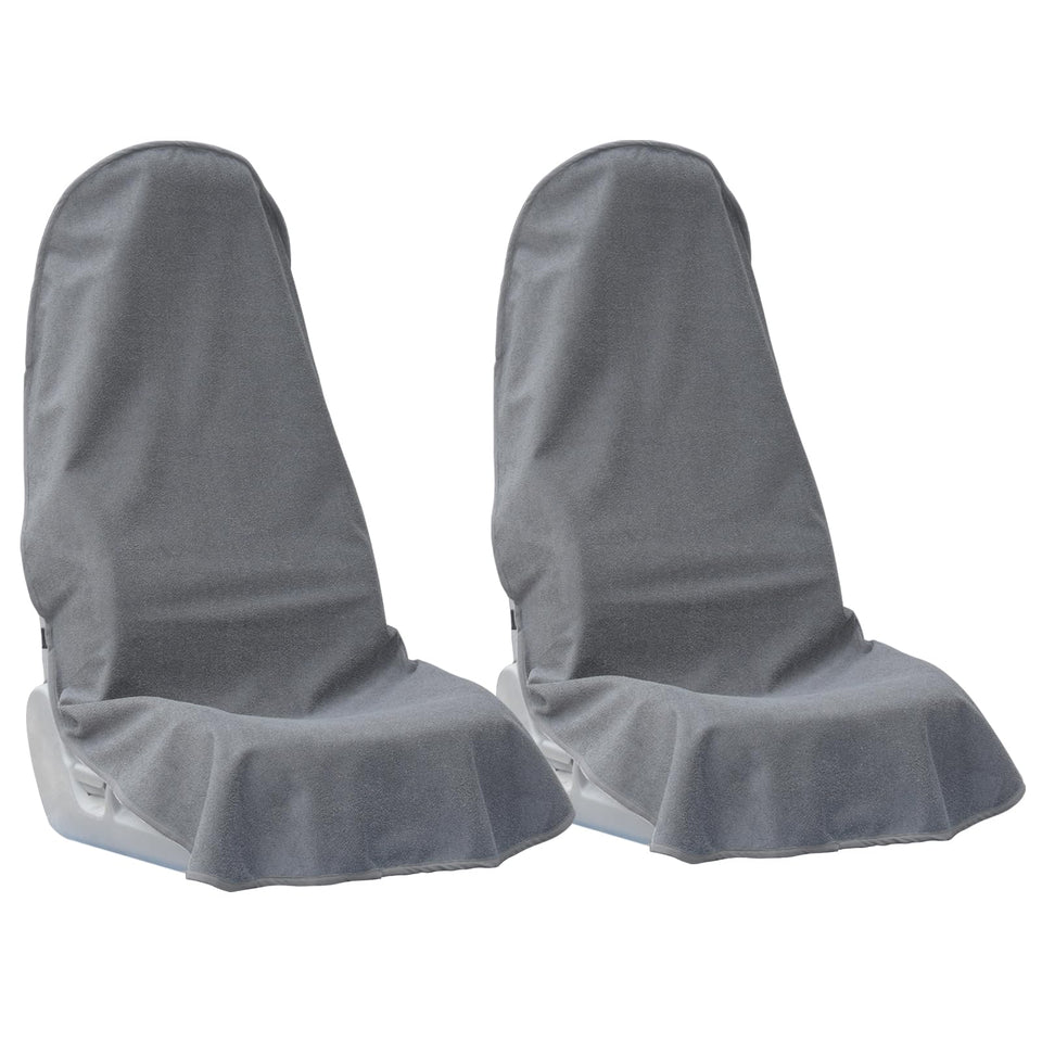 Teuaktty front seat cover full view protecting seat from sweat and stains