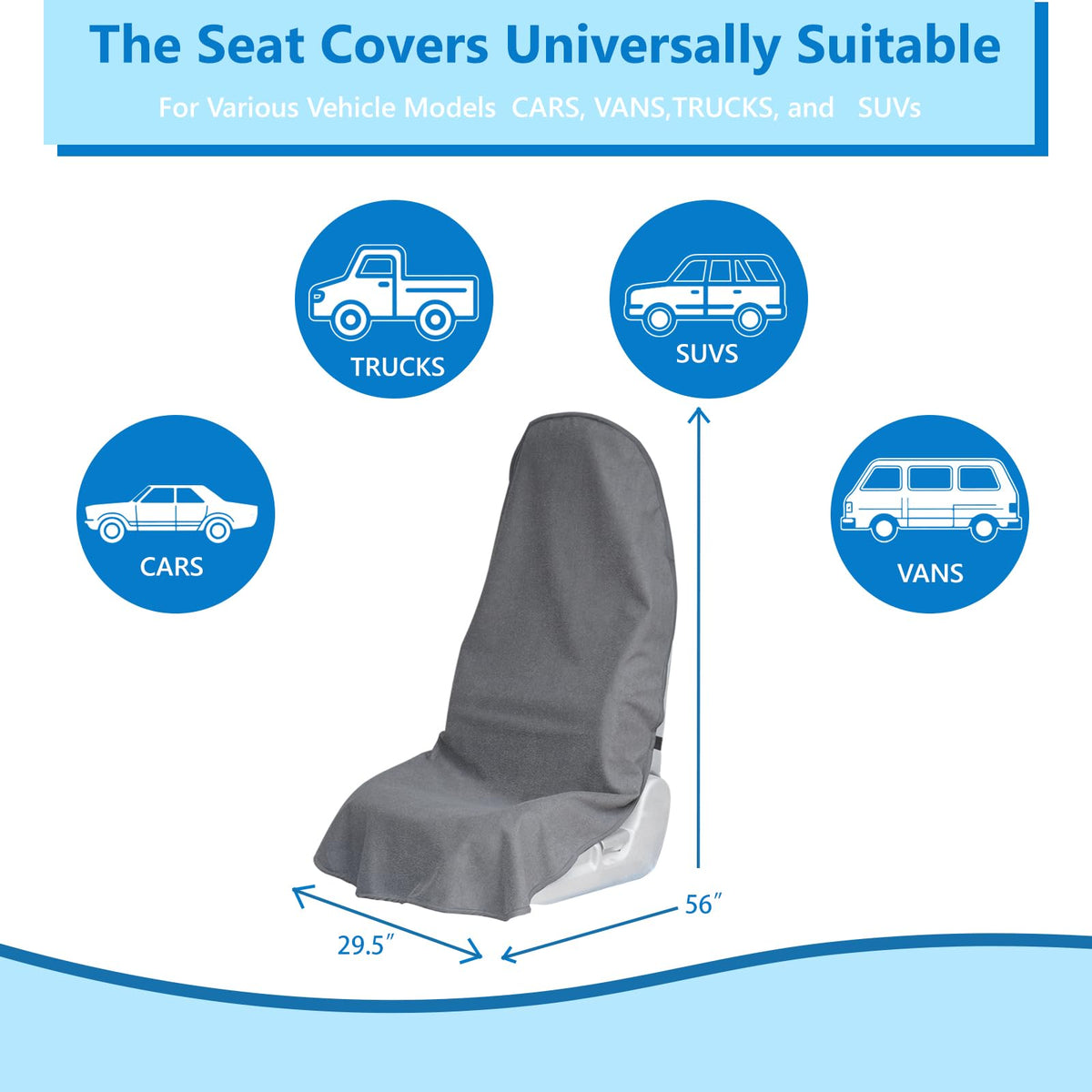 Teuaktty non-slip backing detail improving stability while driving