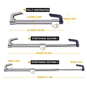 Tevlaphee close-up of double-cylinder lock improving pick resistance