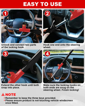 Tevlaphee hooks fitting steering rim shows secure grip and stability
