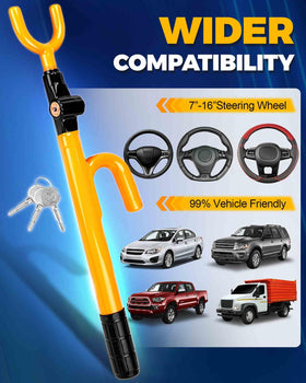 Tevlaphee installed on car steering wheel demonstrating easy use and fit
