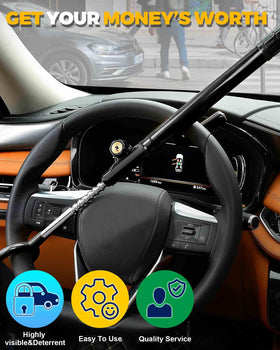 Tevlaphee stored under car seat, demonstrates compact convenient storage