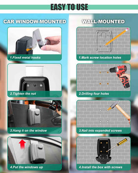 Tevlaphee wall-mounted installation offering fixed secure placement