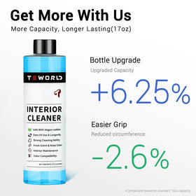 teworld close-up vegan leather texture to show gentle cleaner suitability