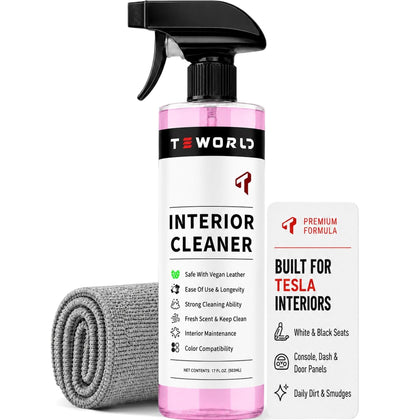 teworld front packaging showing bottle and towel, clear labeling and benefit