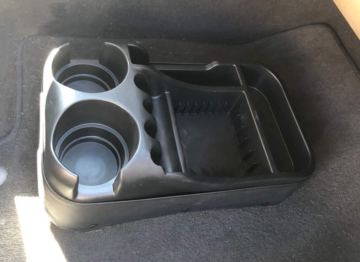 Texas Saddlebags console in a vehicle during a road trip improving cabin organization