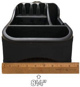 Texas Saddlebags detail of tissue slot and coin pocket for tidy small-item management