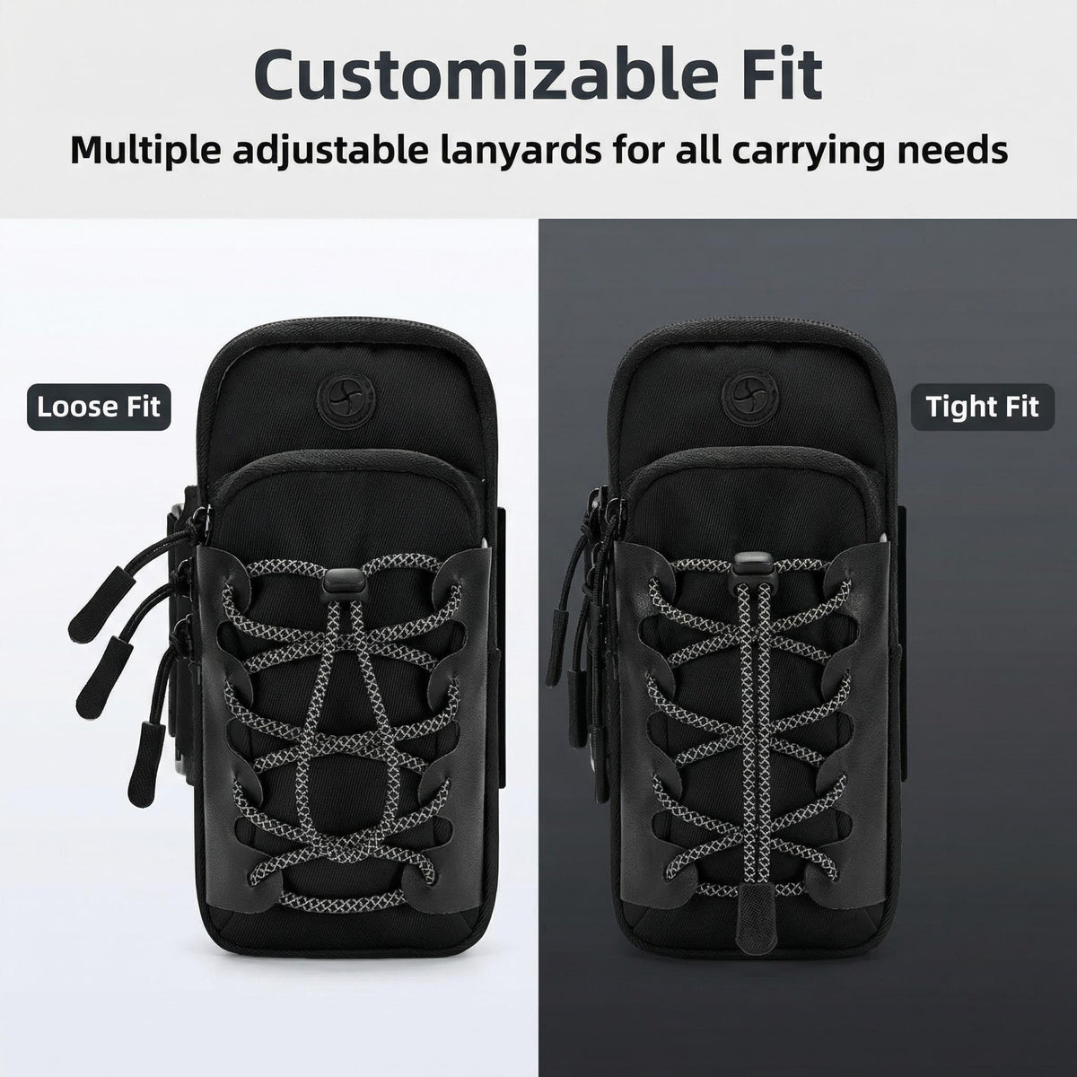 Tfuehn bag next to water bottle to show capacity and scale