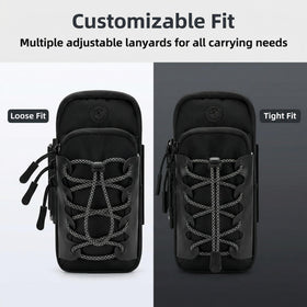 Tfuehn bag next to water bottle to show capacity and scale