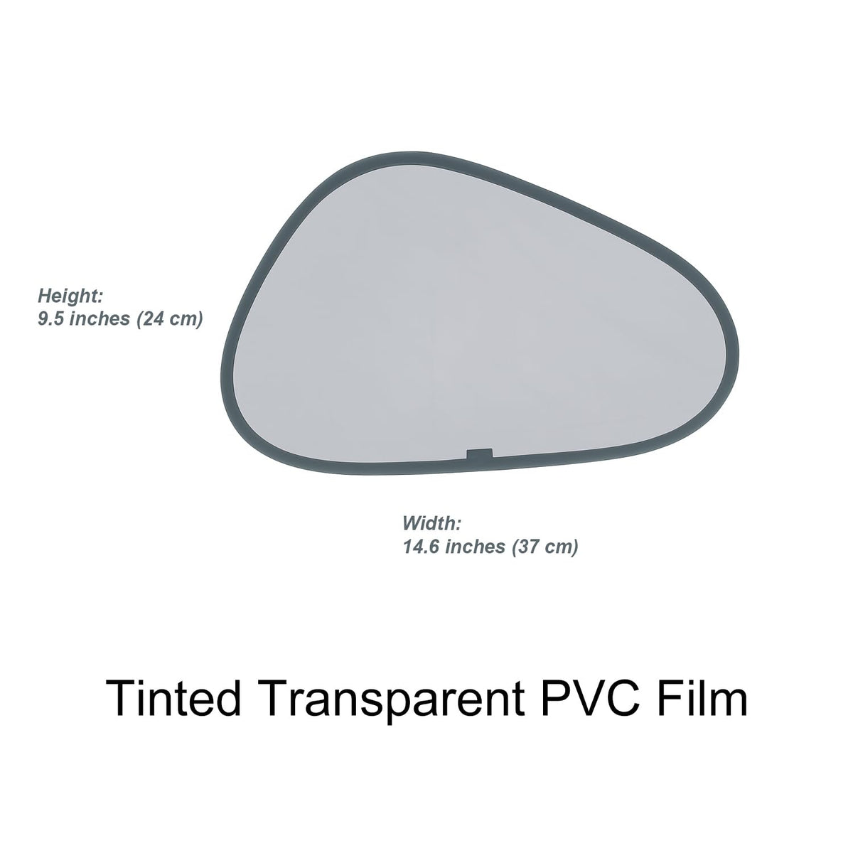 TFY close-up of tinted film texture highlighting UV-blocking benefit with clear transparency