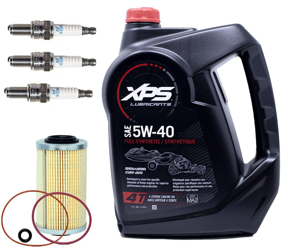THE EDWARDS MOTORSPORTS & RVS COMPANY kit front view showing oil, filter and O-rings benefits convenience