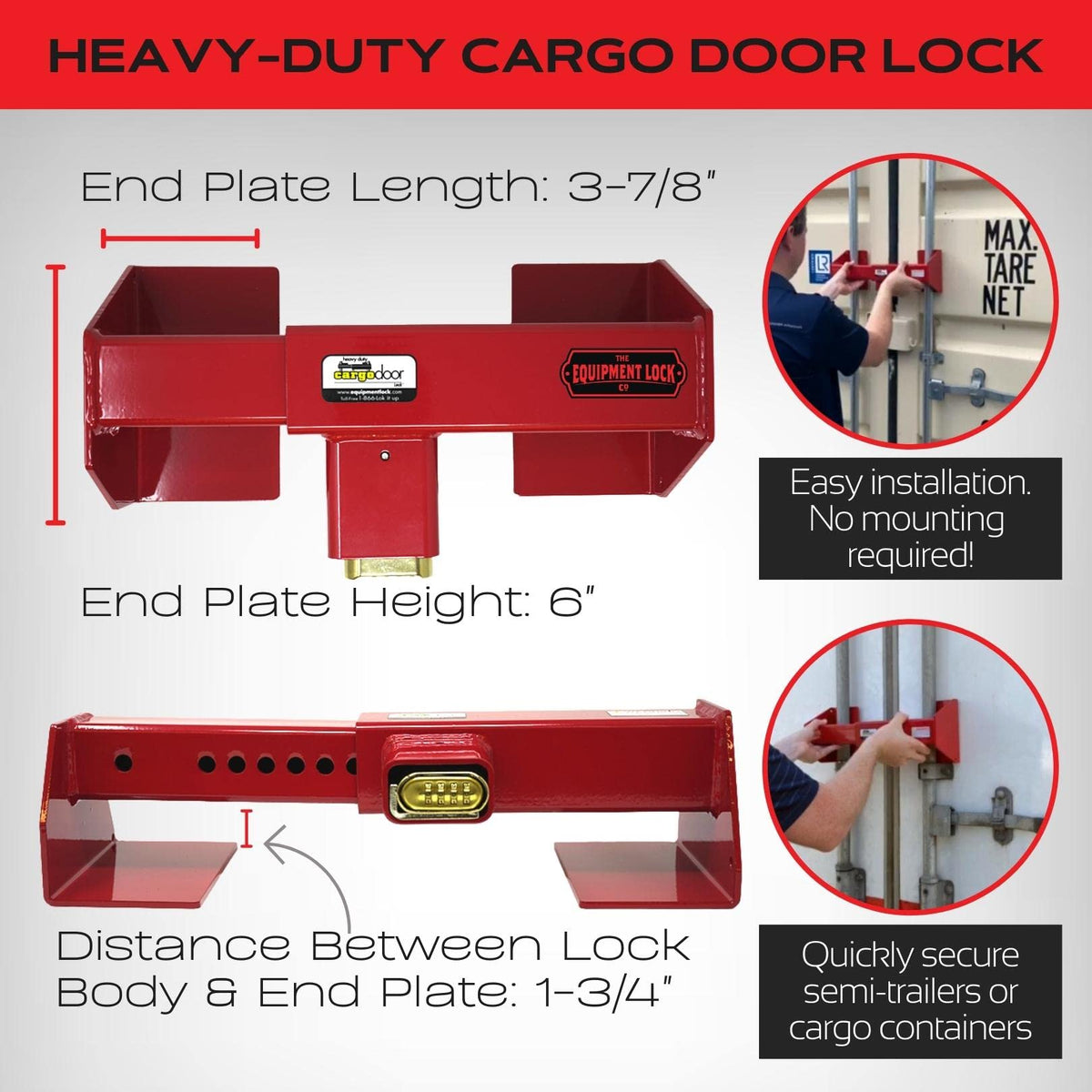 THE EQUIPMENT LOCK COMPANY powder coat finish detail showing corrosion protection