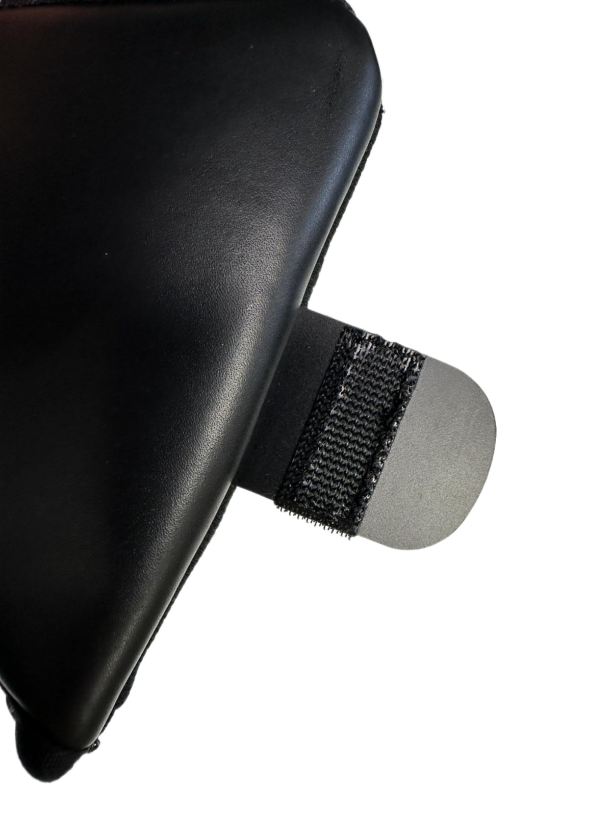 The Helmet Shop speaker pocket installed in half helmet, stable speaker placement
