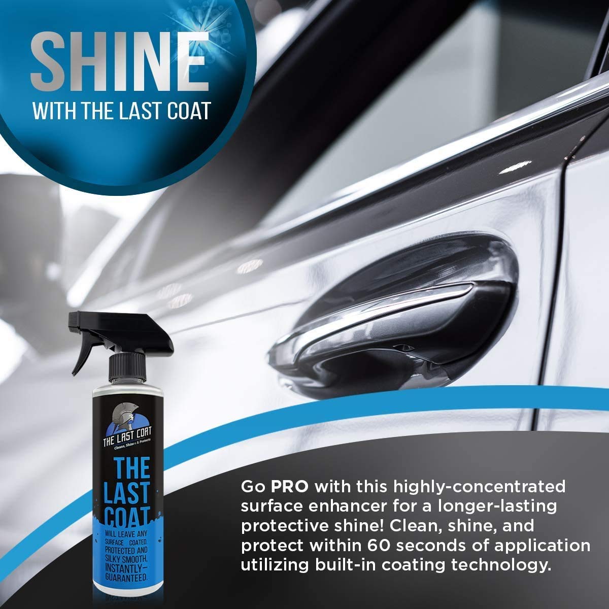 The Last Coat spray nozzle close-up highlighting precise application and control