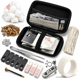 The Left Bridge kit box open showing organized parts and portability benefit