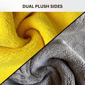 The Pro Stuff towel drying car hood quickly with streak-free, lint-free benefit