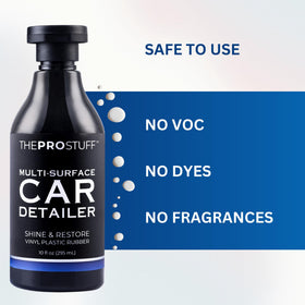 No residue on windshield after interior use of The Pro Stuff product