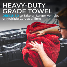 The Rag Company stitched edge detail demonstrating durable construction