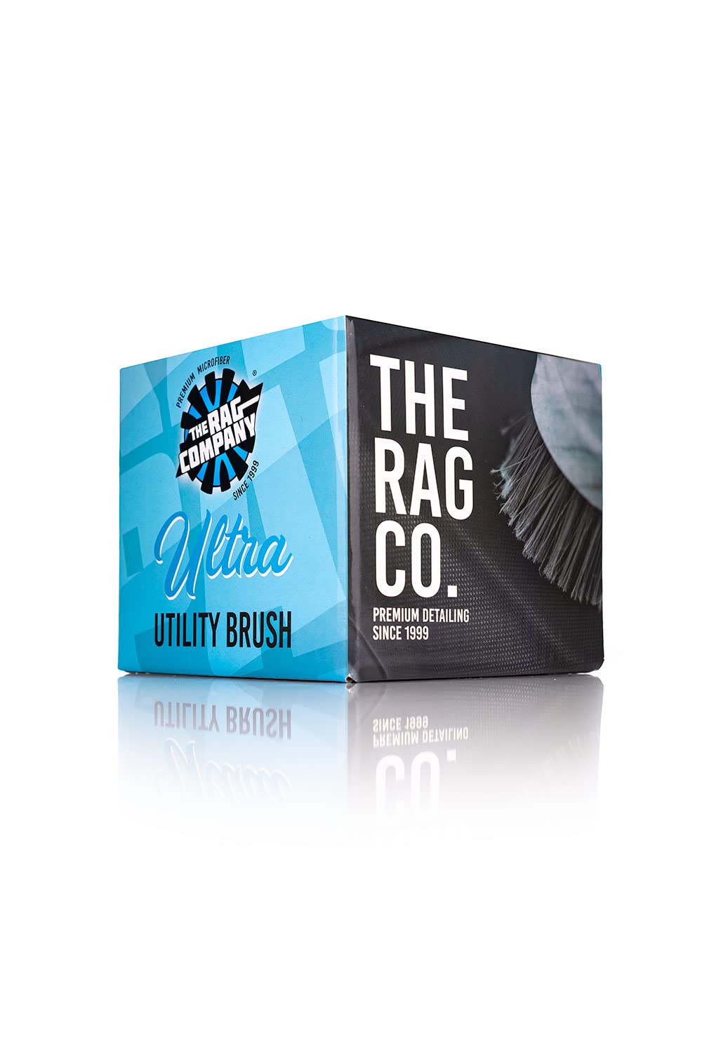 The Rag Company brush scrubbing wheel demonstrating safe brake dust removal benefit