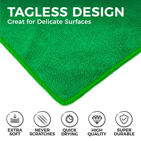 The Rag Company close terry detail demonstrating dense fibers and absorbency