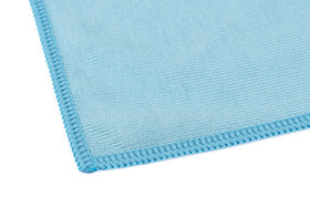 The Rag Company close-up of Korean split microfiber texture, captures particles benefit