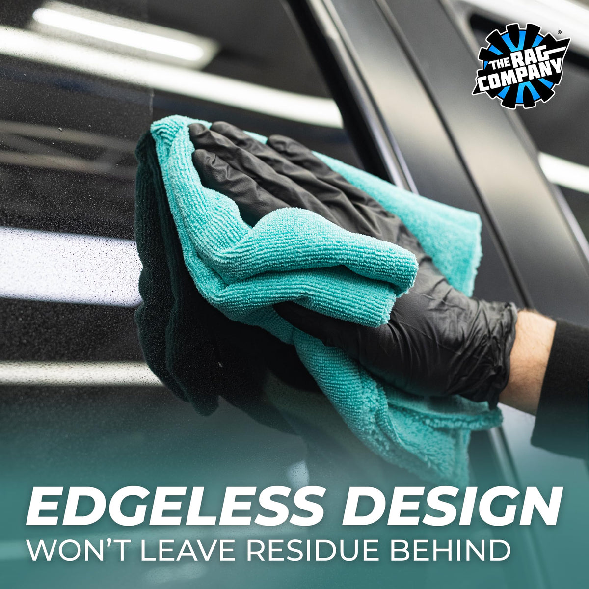 The Rag Company ultrasonic edgeless cut close-up highlighting zero-friction finish safety