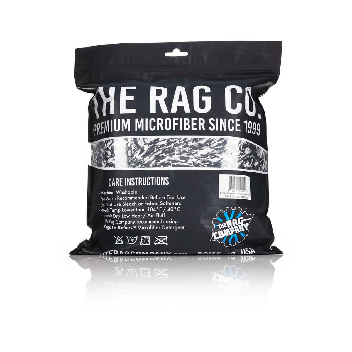 The Rag Company lifestyle shot with bucket setup for proper wash method