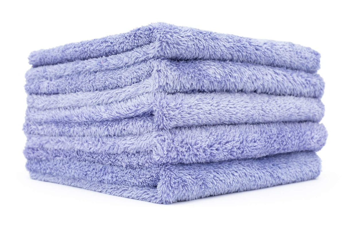 The Rag Company towel pack front view showing lavender color and five-count, ideal for finishing