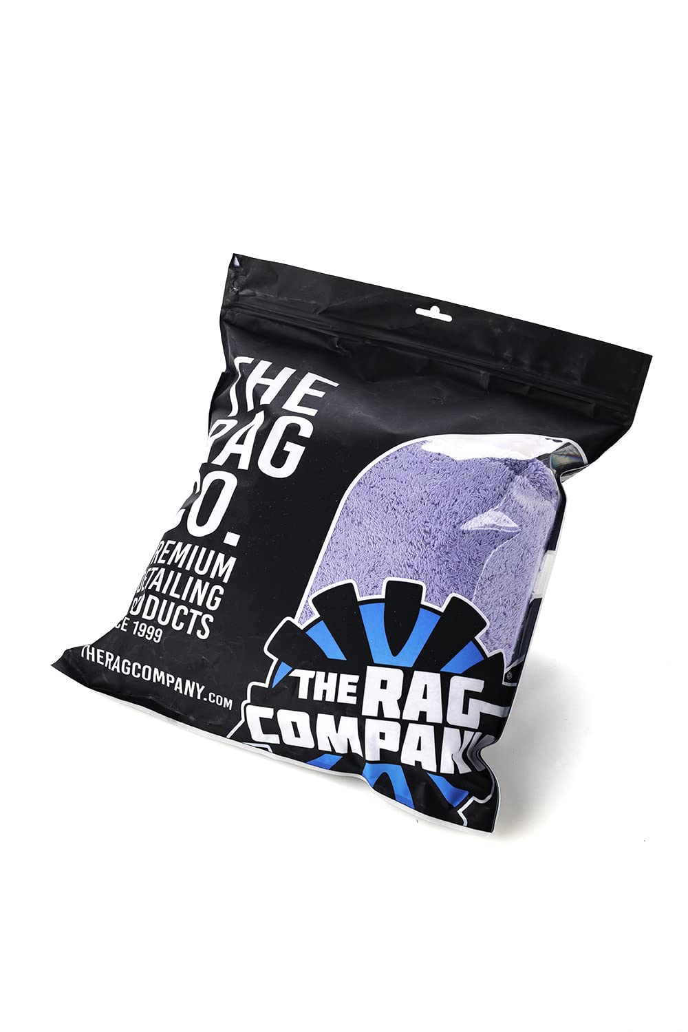 Detailer using The Rag Company towel to buff polish for streak-free shine