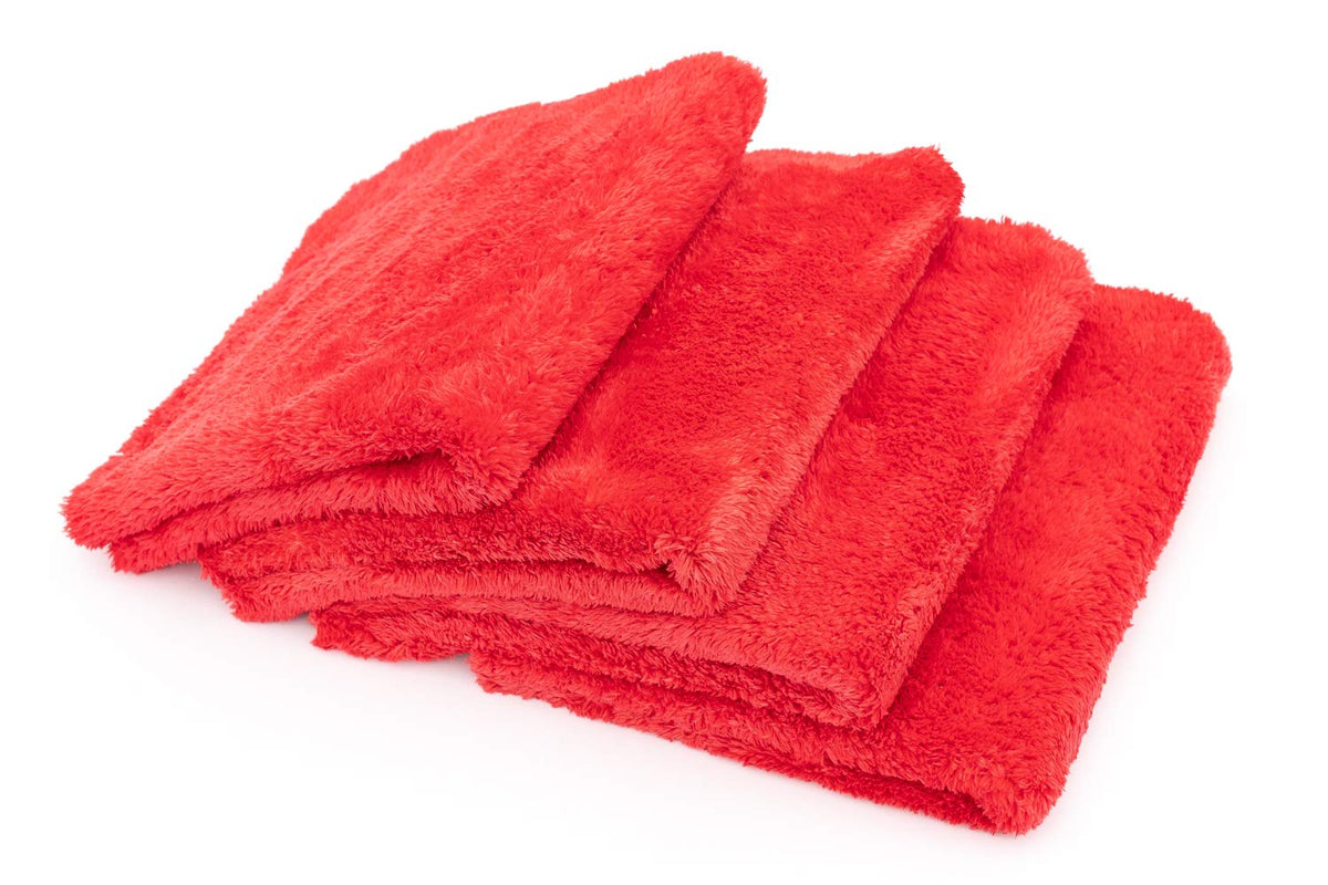The Rag Company folded towel detail highlighting edge finish and soft texture for safe buffing